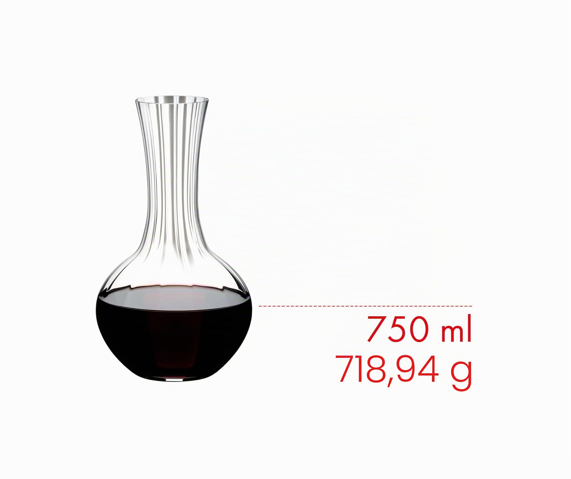 RIEDEL Performance Magnum - Decantador (1490/26, 36 onzas, incoloro) | Capacidad de una sola botella de 36 onzas, 10 pulgadas de alto, hecho a máquina, apto para lavavajillas
