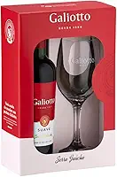 MALETA COM 1 GARRAFA VINHO TINTO SUAVE 750ML E 1 TACA VIDRO