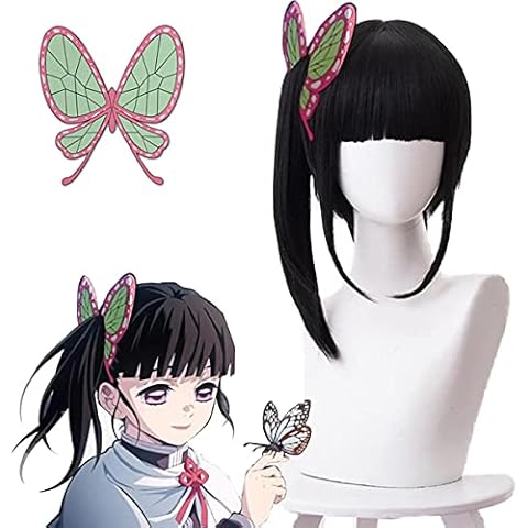 Demon Slayer Cosplay Perücke Tsuyuri Kanao Perücke Cover