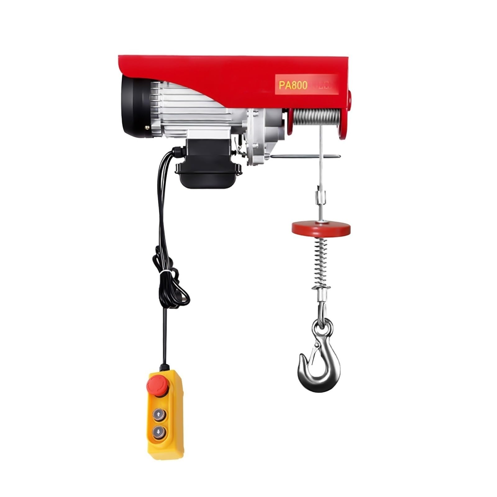 1450 W Elektrisches Hebezeug, 800 Kg, 1764 Lbs Hubkapazität, 10 M/min Hubgeschwindigkeit Mit Fernbedienung, 220 V Winde Elektrischer Hebezeug-Stützarm flaschenzug