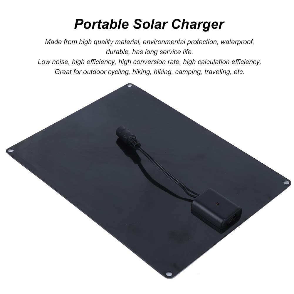 Kit Panneau Solaire 10W Monocristallin Avec Chargeur Micro USB - Portable Pour Bateau Et Hors Réseau