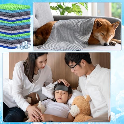 Image of Maitys 500 Pcs Cooling Towel Bulk for Neck and Face, Neutral Set