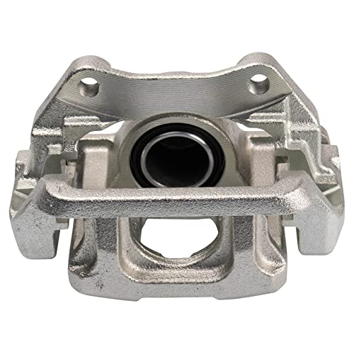 Image of TRQ Rear Driver and Passenger Side Brake Caliper Set Caliper Brackets Compatible with 2011-2017 Honda Odyssey Rear
