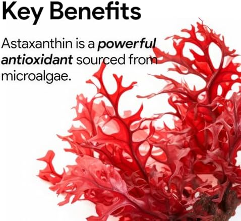 Nutridom Astaxanthin 15mg | Source of Antioxidant | Sourced from Microalgae | Vegan, Non-GMO, Allergen-Free | Astaxanthin Supplement Canada | 60 Veggie Capsules - 2