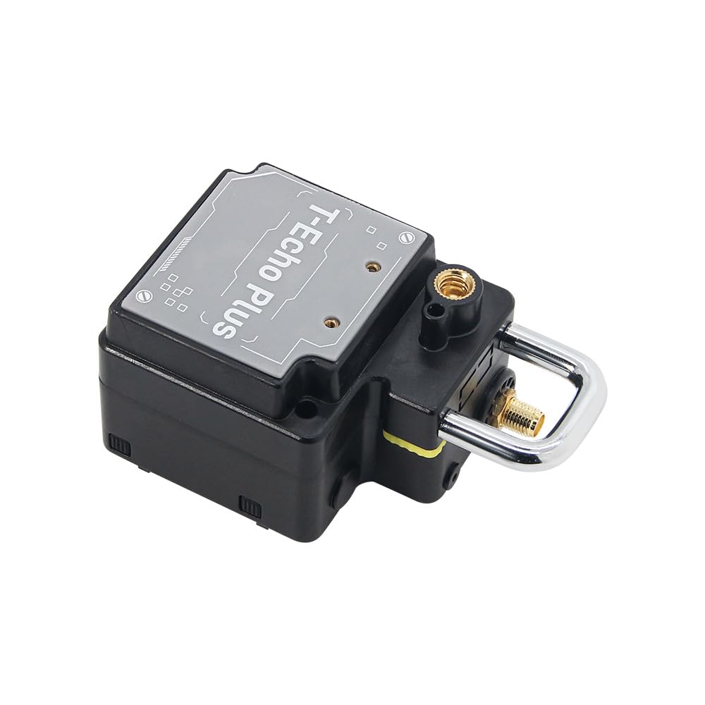 LILYGO T-Echo Plus LoRa TTGO-Entwicklungsboard mit 1,54-Zoll-SPl-E-Paper-Display ohne BME280-Sensor (Schwarz 868MHz)