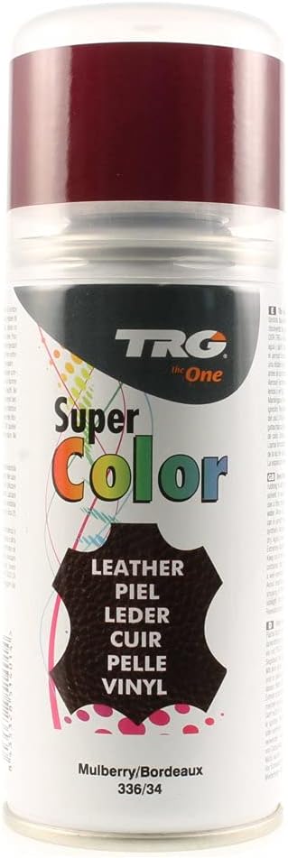TRG The One Super Color, Spray Dye for Leather Shoes, 336 Mulberry, 150 ml