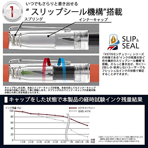 Image of Platinum Fountain Pen PROCYON Deep Sea PNS-5000 Nib: Medium