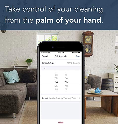Image of Ecovacs DEEBOT 500 Robot Vacuum Cleaner with Max Power Suction, Up to 110 min Runtime, Hard Floors and Carpets, Pet Hair, App Controls, Self-Charging, Quiet, Large, Black