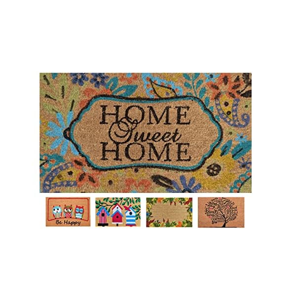 Coir door mat, inside and outside door mats, mat, indoor and