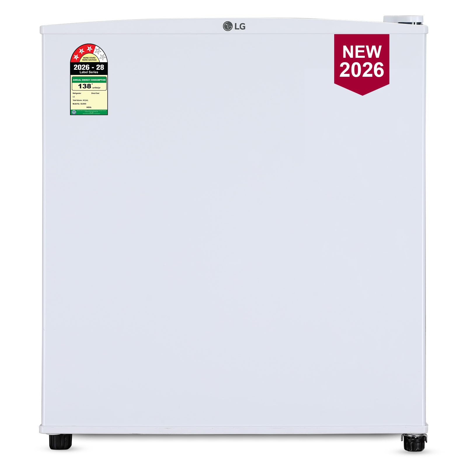 LG 43L Mini Bar Refrigerator - Super White -1