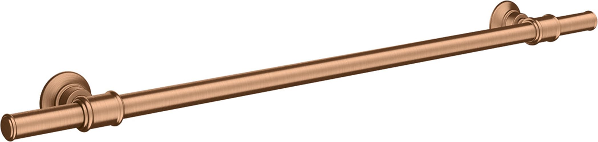 hansgrohe Badetuchhalter Axor Montreux 600mm, Brush. bron, Metall, Wandmontage