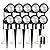 REEGOLD Low Voltage Landscape Lighting: 10W 1000LM LED Landscape Lights Outdoor 2700K Warm White Spotlights with IP65 Waterproof for Yard Garden | 10 Pack of 12V/24V Low Voltage Lights with Connectors