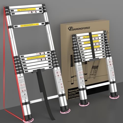 10.5 FT Compact Aluminum Ladder