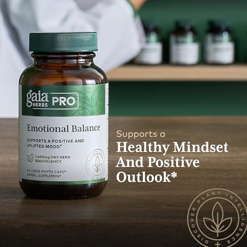 GAIA HERBS PRO Emotional Balance - Supports Stress & Cognitive Health* - St. John's Wort, Passionflower, Vervain & Oats - Vegan - 60 Liquid Phyto-Caps (60 Servings) - Image 6