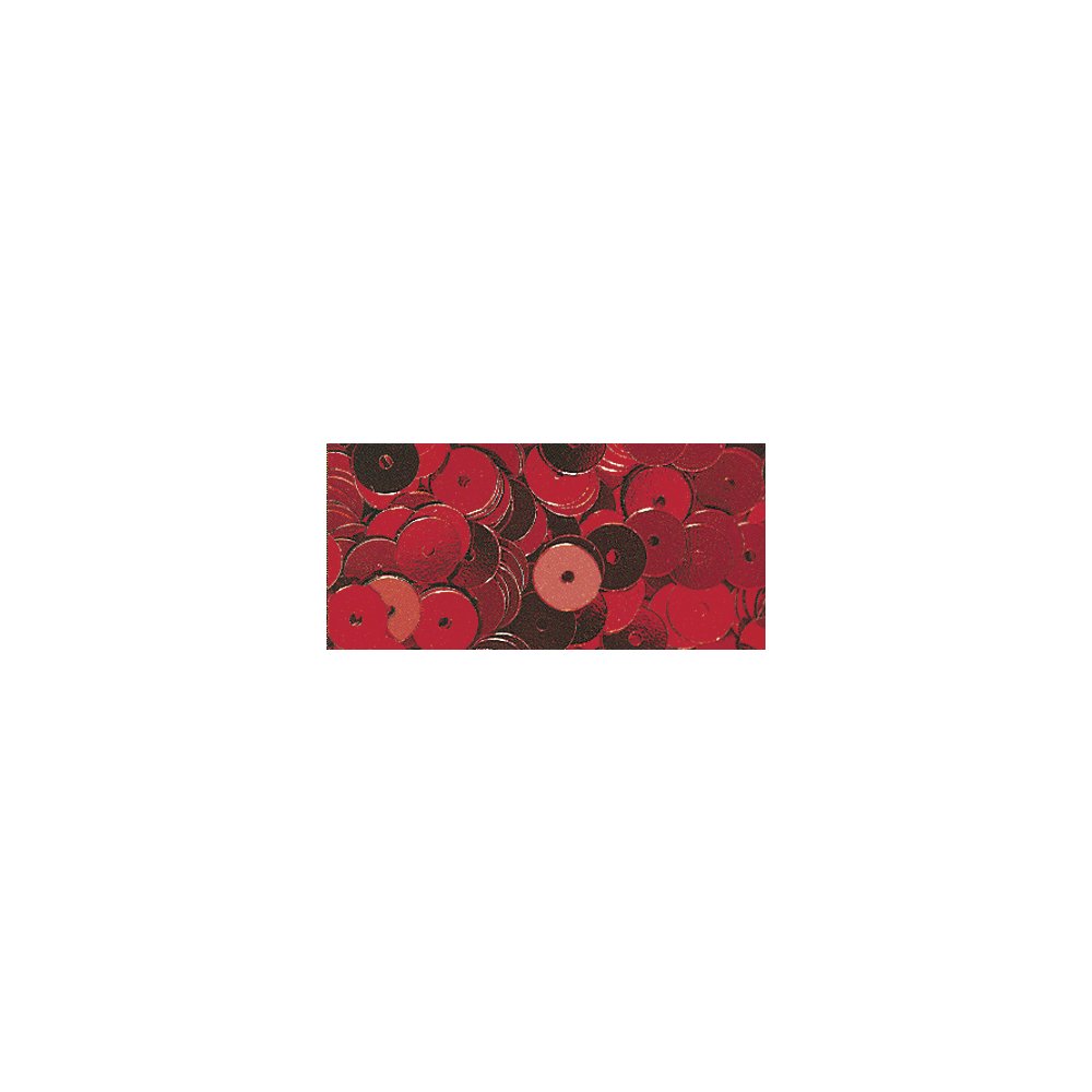 Rayher 3927018 Sequins Curved 6 mm Diameter 4000 Pieces Red