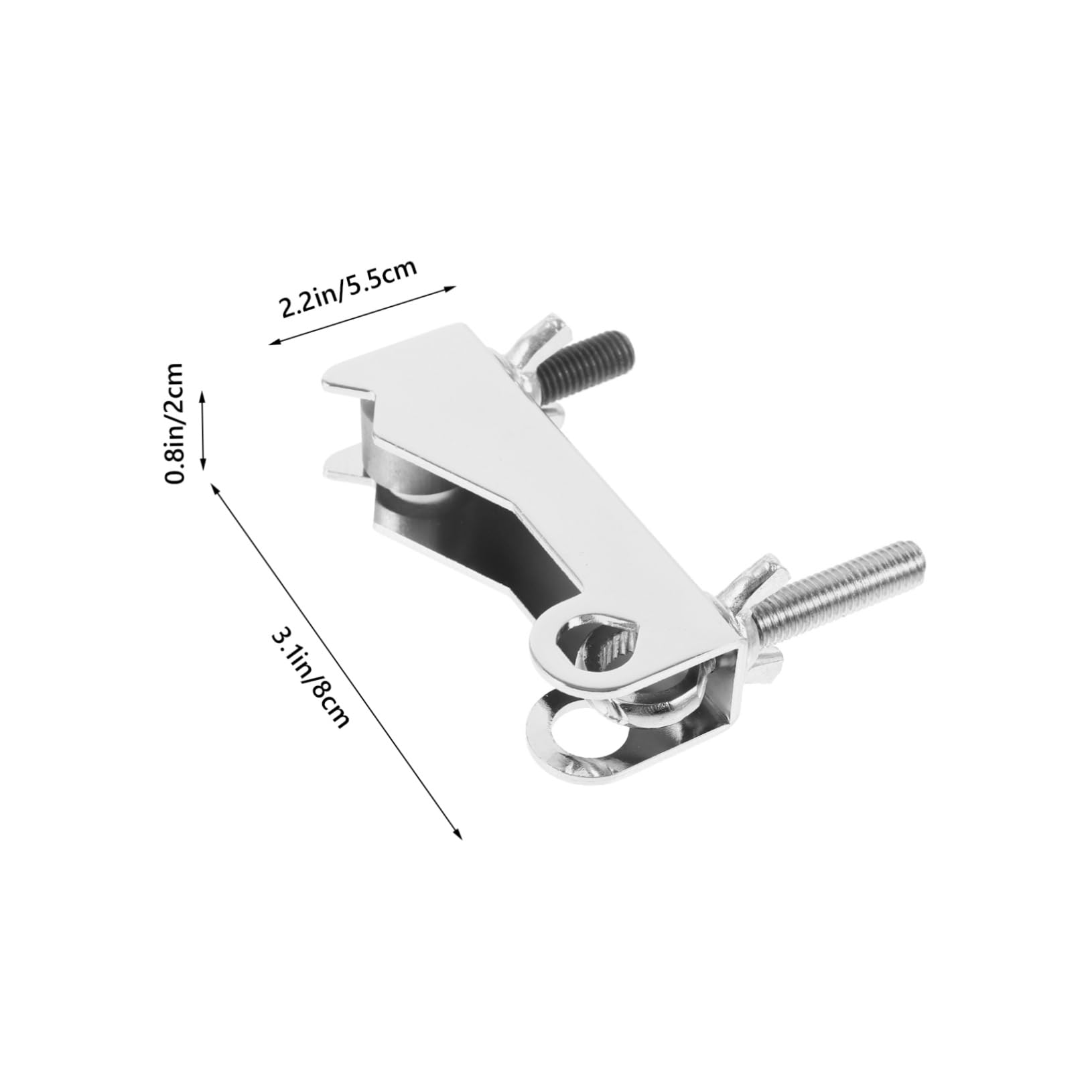 CIMAXIC Drum Extension Clamp for Cowbell Mount Band Clamp Holder for Drum Hardware