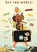 Cavallini & Co. See The World Poster Wrapping Paper Sheet