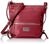mit gemustertem Innenfutter TOM TAILOR Damen Taschen & Geldbörsen Umhängetasche Elin bordeaux/wine,OneSize