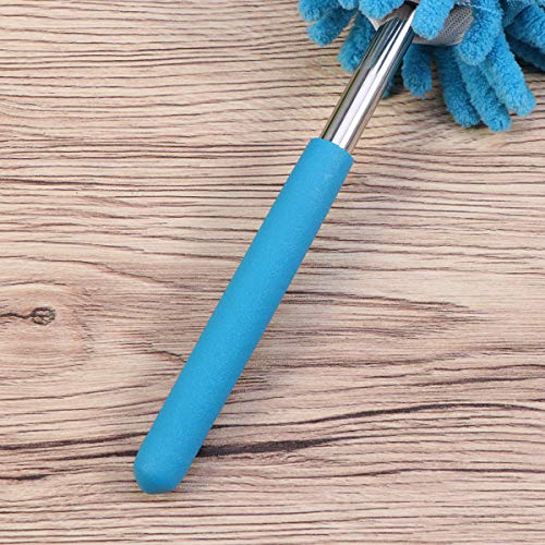 BESTOMZ Pó extensível de microfibra de chenille com alça telescópica de fácil aderência, escova de l