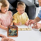 3D Wooden Puzzles Night Light,3D Wooden Jigsaw Puzzles For Adults Kids,LED Light Night Wooden Puzzles,Wooden Puzzles Nightlight Home Decor Warm, Soft Glow Night Light Puzzle Toy For Birthday - Image 3