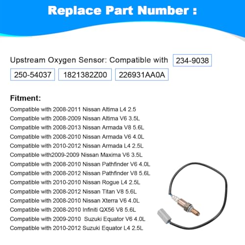Sensor de Oxígeno JDMON para Nissan Altima y Otros miniatura 3