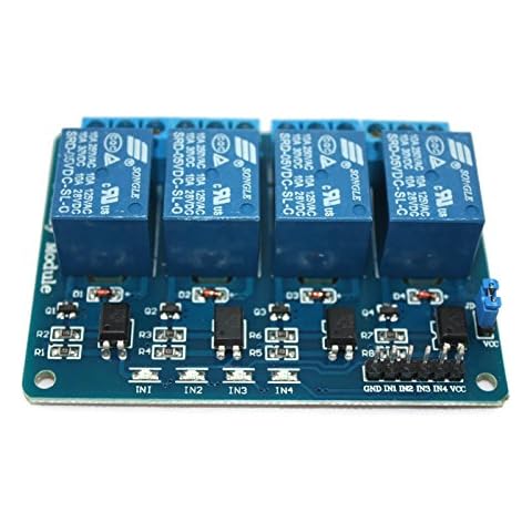 Módulo de relé de 4 Canales con optoacoplador Cover