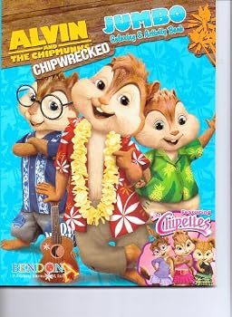 Paperback Alvin & the Chipmunks Chipwrecked Jumbo Coloring & Activity Book (Featuring the Chipettes) 64pgs. Book