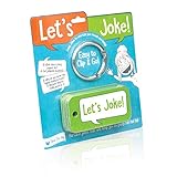 Open The Joy Let’s Joke Grab-N-Go Talking Cards, Icebreaker, and Carabiner Ring Clip, Great for Dinner Time Talks, Bedtime Conversation, Camping, and Car Rides – Let’s Joke!