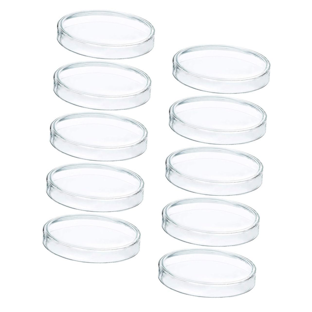 MAGICLULU Placa De Petri De Plástico Plato De Cultivo Platos Placa De Cultivo Celular Cultivo De Células Tejido Placas Para Uso En Laboratorio Placas Petri El Plastico 10 Piezas X 4