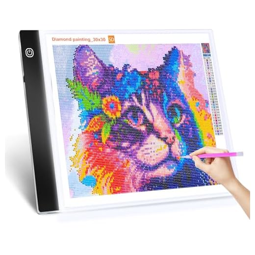 Mesa de Luz para Calcar, Portatil Mesa de Dibujo para Pascua Niños Regalo, Caja de Luz A4 Tablet de Luz para Dibujar con 3 Mode Brillo Ajustable Ideal para Dibuja, Bosquejo, Diamond Painting