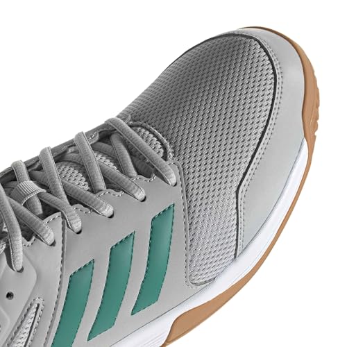 adidas Herren Speedcourt Mens Indoor Shoes, Grey Two/Equipment Green/FTWR White, 45 1/3 EU – Ansicht 5