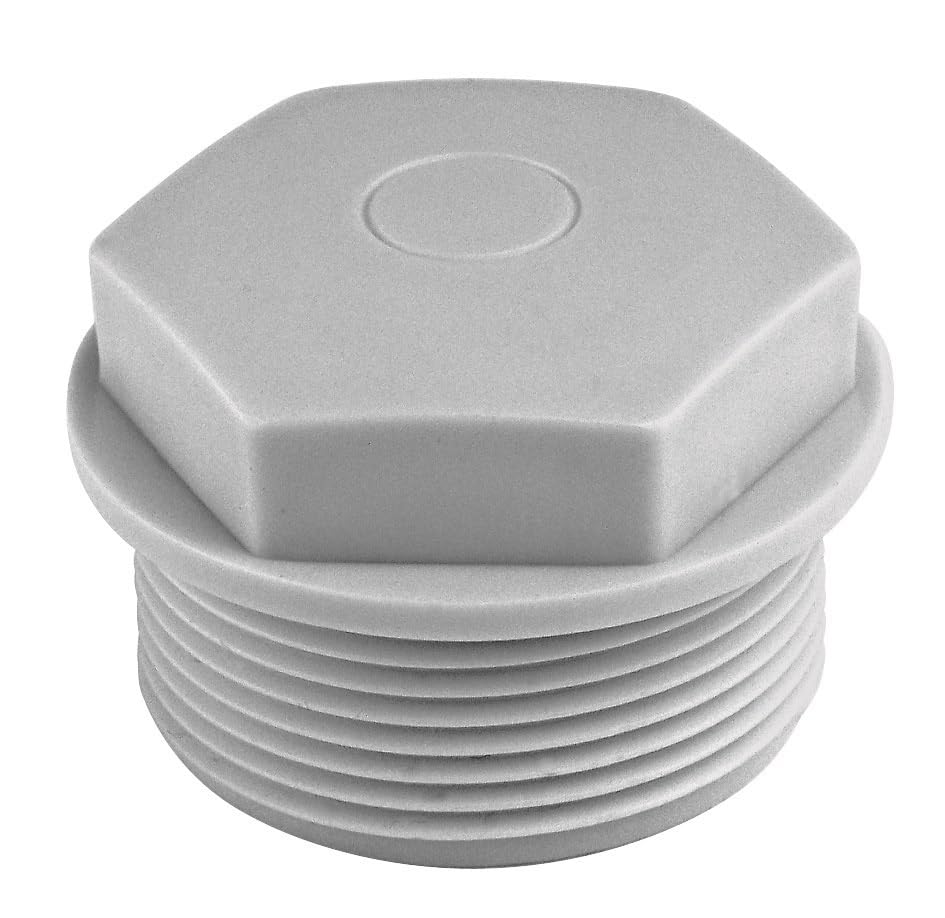 Lot De 10 Bouchons D'étanchéité Kalitec M32 En Plastique Gris Clair - M32 - Bouchon Obturateur - En Polyéthylène Souple - Bouchons De Protection Pour Trous Filetés Dans La Construction Mécanique