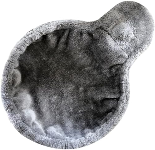 SSDH Weiche Plüsch-Katzenhängematte Geeignet Für DIY-Katzenklettergerüst Kratzbauminstallation Hängende Verdickte Katzenlöffel-Hängematte (Grau) SSDH Weiche Plüsch-Katzenhängematte Geeignet Für DIY-Katzenklettergerüst Kratzbauminstallation Hängende Verdickte Katzenlöffel-Hängematte (Grau)