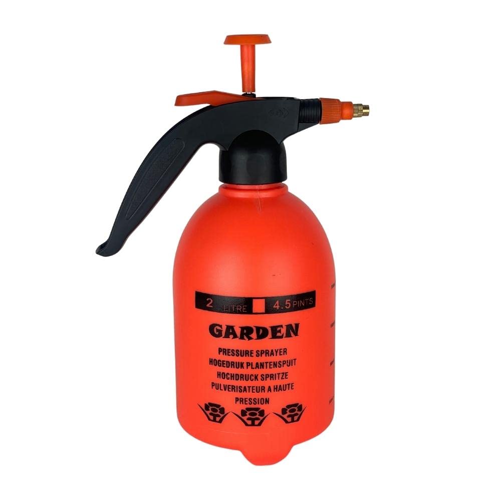 Go Hooked Pressure Sprayer 2 LTR | Water Pump for Plants | Gardening Spray Bottle | Plant Sprayer for Garden