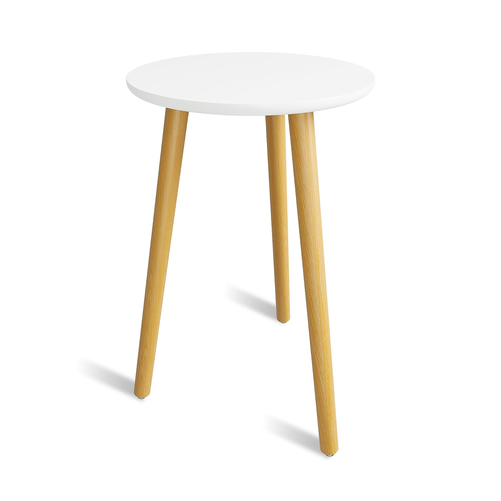 Bamworld Blumenständer Hoch – Moderner Beistelltisch & Pflanzenständer aus Holz, Rundes Design für Wohnzimmer & Balkon Deko