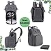 ALLCAMP OUTDOOR GEAR Picnic Backpack for 2 Person W/ Fleece Blanket, Plates and Cutlery Set
