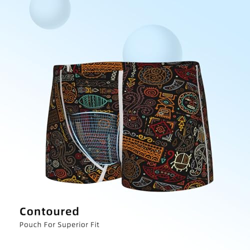 Boys' Cotton Boxer Brief Soft Underwear-Polynesian Turtles4