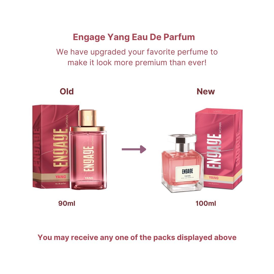 Engage Yang Eau De Parfum for Women, Floral and Fruity Fragrance