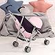 Bayer Design 30112AA - Puppen Buggy, zusammenklappbar, mit Doppelrädern, lila, ‎50 x 27.5 x 55 cm