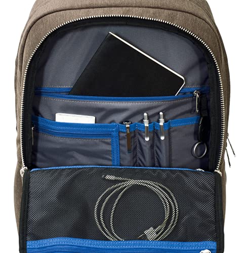 Invicta Zaino Ufficio BIZ M - Marrone - Porta