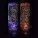 Playlearn Sensory Glitter Calm Down Jar with LED Lights - Sensory Tube Fidget Toy - Gold and Silver - 2 Pack - Focusing and Relaxing Tool for All Ages