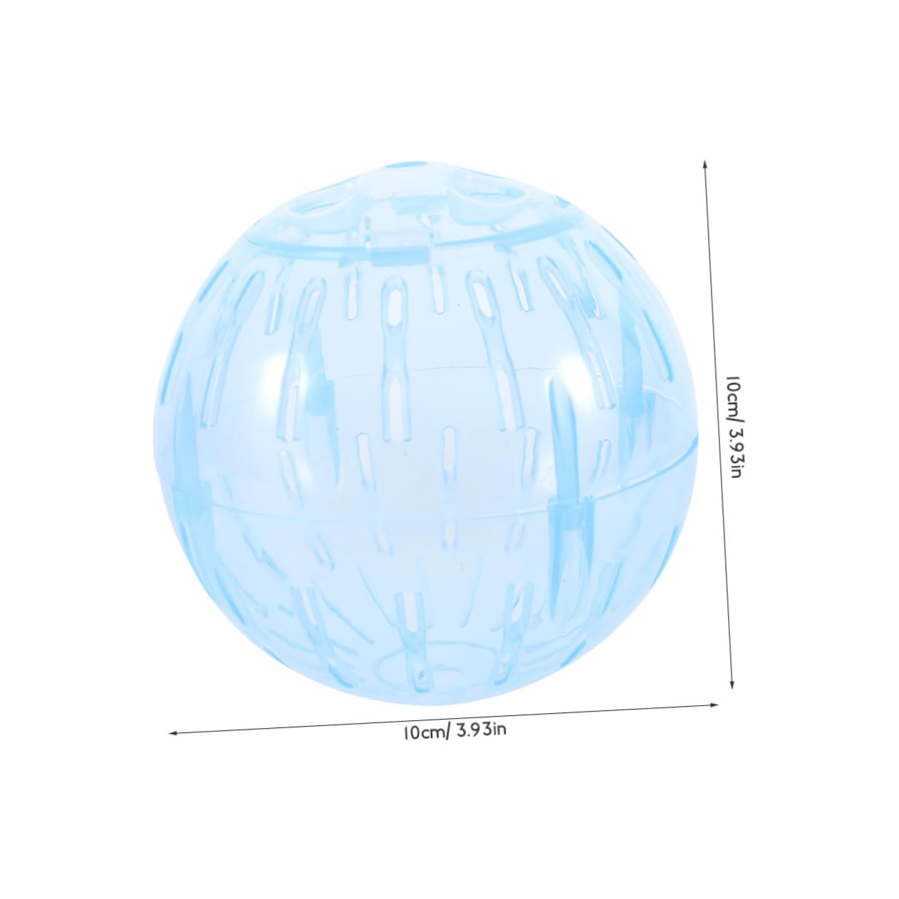 KOMBIUDA Plastic Hamster Ball Large Exercise Toy for Small Pets Health Promoting Easy Cleaning