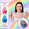 Water Drop Squeeze Squishies, Dream Squishy Drop Squishy Stress Ball, Soft Fidget Stress Ball, 2026 New Slow Rise Relief Fidget Sensory for Anxiety Stress Easter Party Favors (Pink) #1