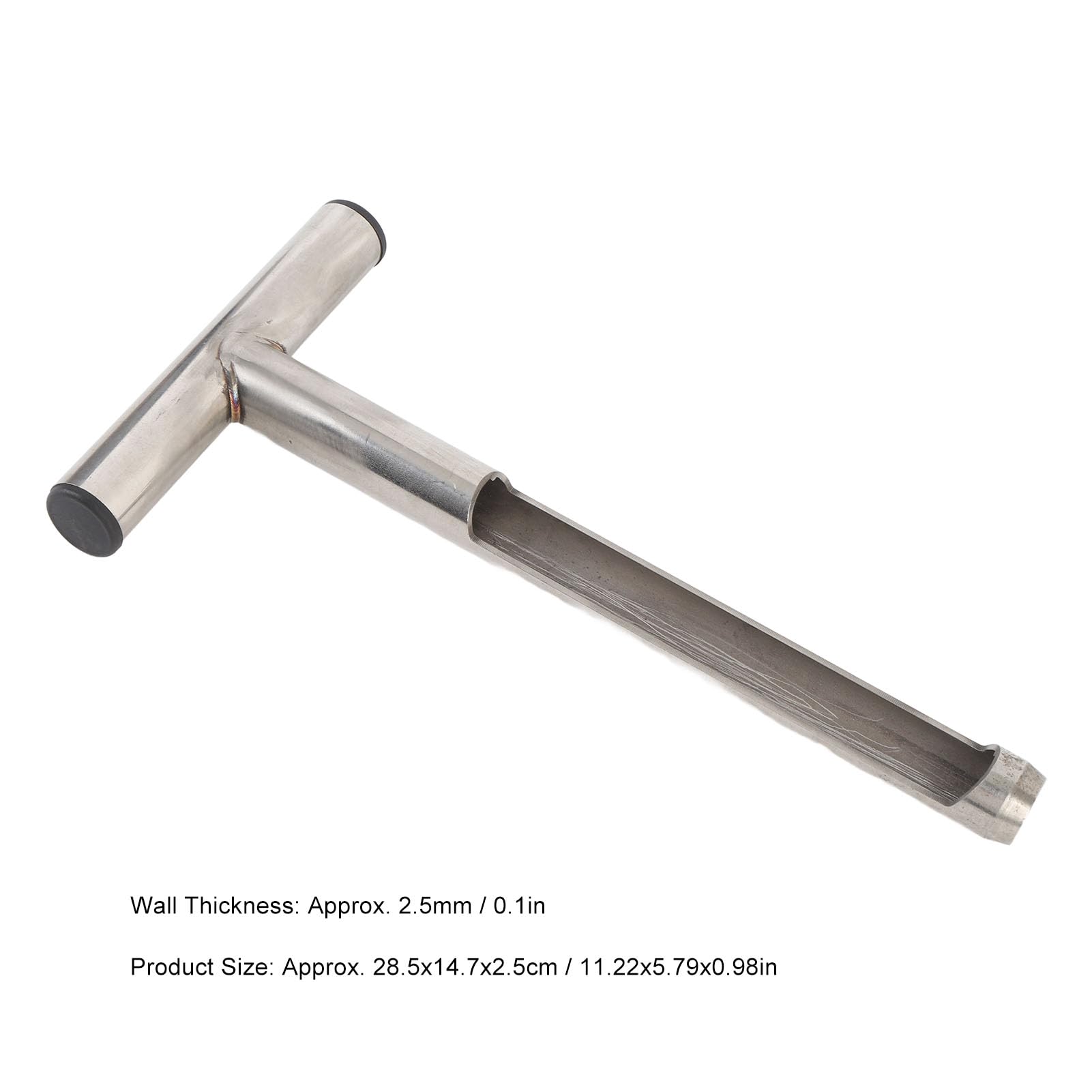 Sonde d'échantillonnage de sol à poignée en T,Kit de test d'échantillonnage de sol en acier inoxydable Sonde de sol avec 2 sacs d'échantillonnage pour l'entretien de la pelouse le jardin et la ferme