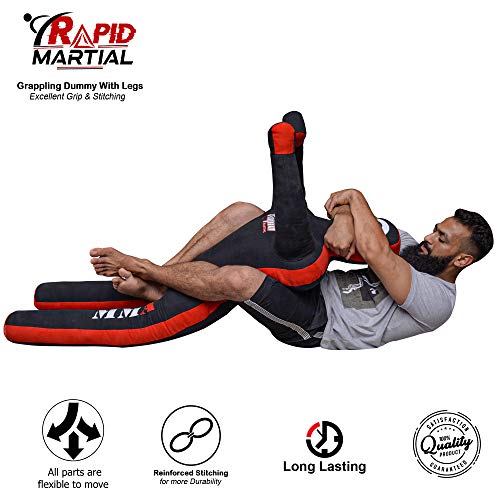 Rapid Martial Mma Master Smith Bjj Jiu Jitsu Mma Grappling Submission Dummy Also For Judo Karate Krav Maga Police & Self Defence Training.- Unfilled 6 Feet thumb #2