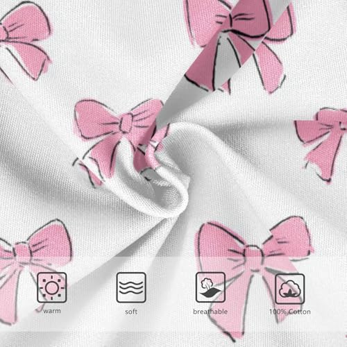 Wusikd Pink Bow (3) Boys' Underwear Cotton Boys Briefs Soft Toddler Underwear 2T3