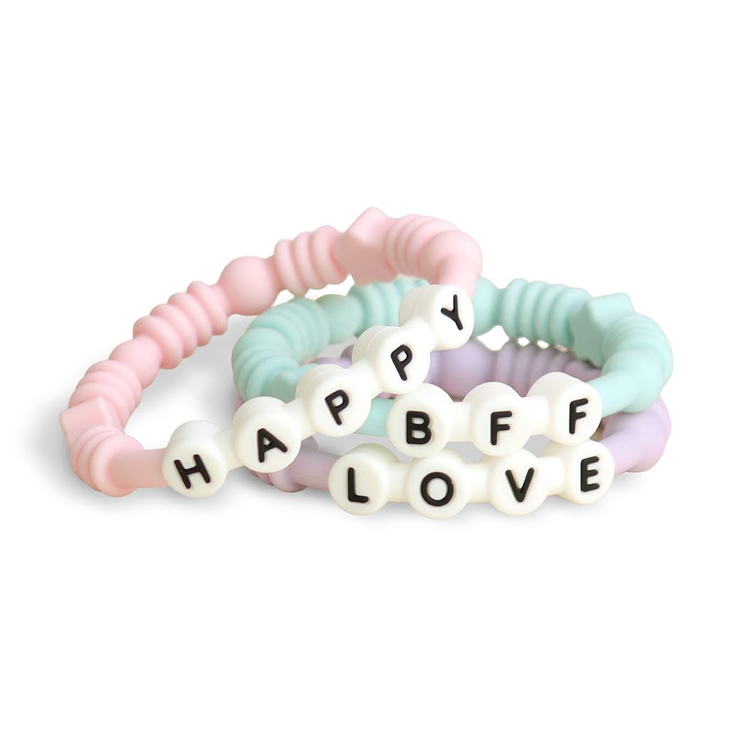 Itzy Ritzy - Bitzy Bands Silicone Teethers, Set of 3-image-42