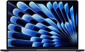 Apple 2025 MacBook Air (de 15 polegadas, Processador M4 da Apple com CPU 10‑core e GPU 10‑core, 16GB Memória unificada, 256 GB) - Meia-noite