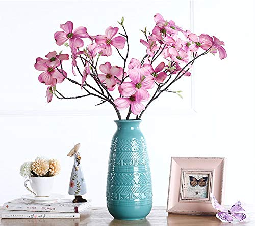 Unique Forest Arts Artificial Dogwood Blossom 6-Pack Pink