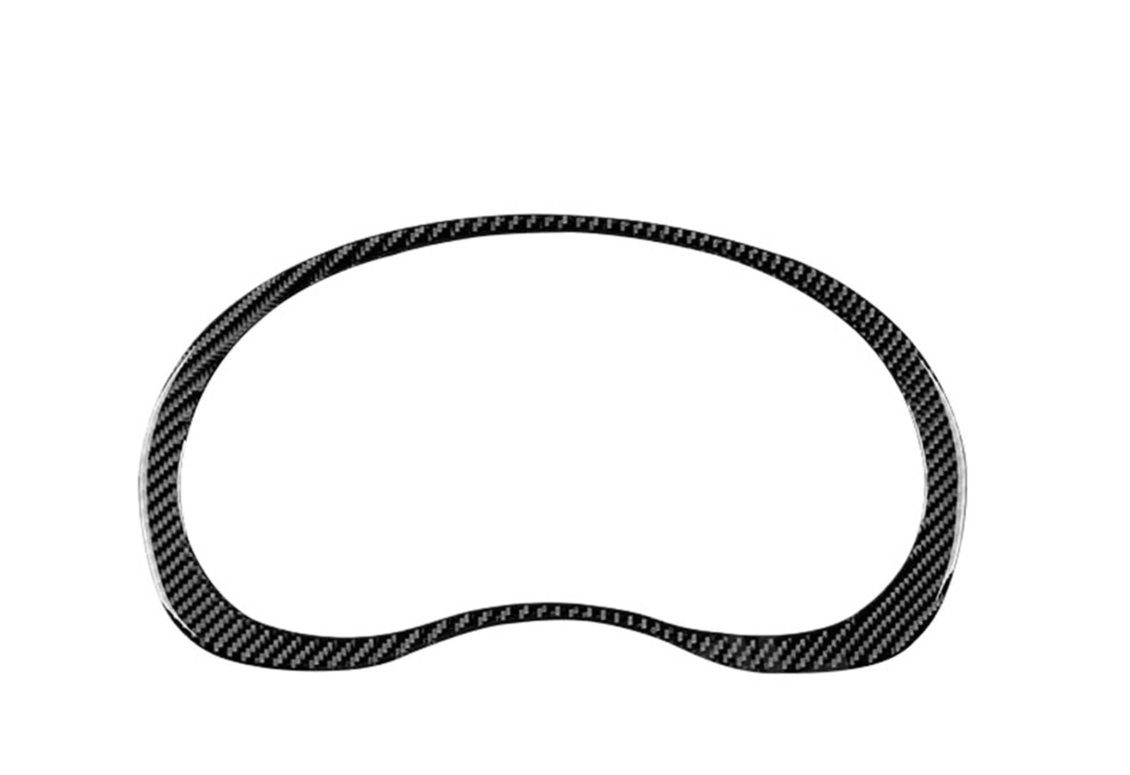 Real Soft Carbon Fiber for Subaru for WRX Saloon 2015 2016 2017 2018 2019 2020 2021 Speedometer Dashboard Frame Cover Stickers Trim Interior Decal Trim(Black Carbon)